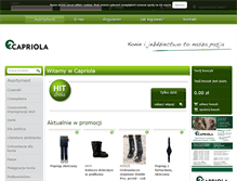 Tablet Screenshot of capriola.pl